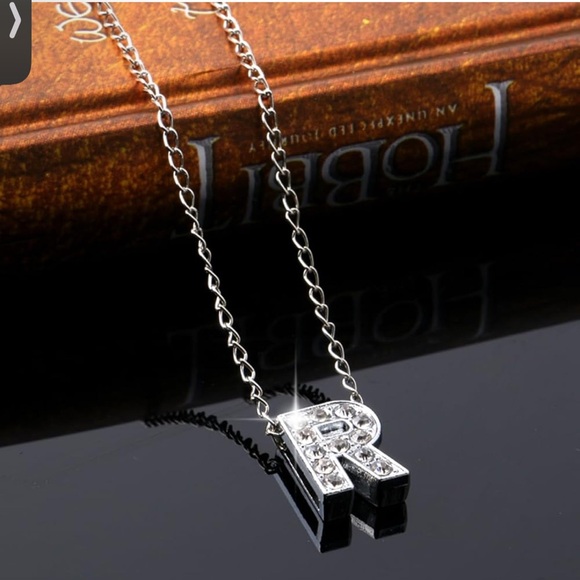 Silver Initial Necklace in choice of D, J, N, or R NIP - Picture 9 of 12